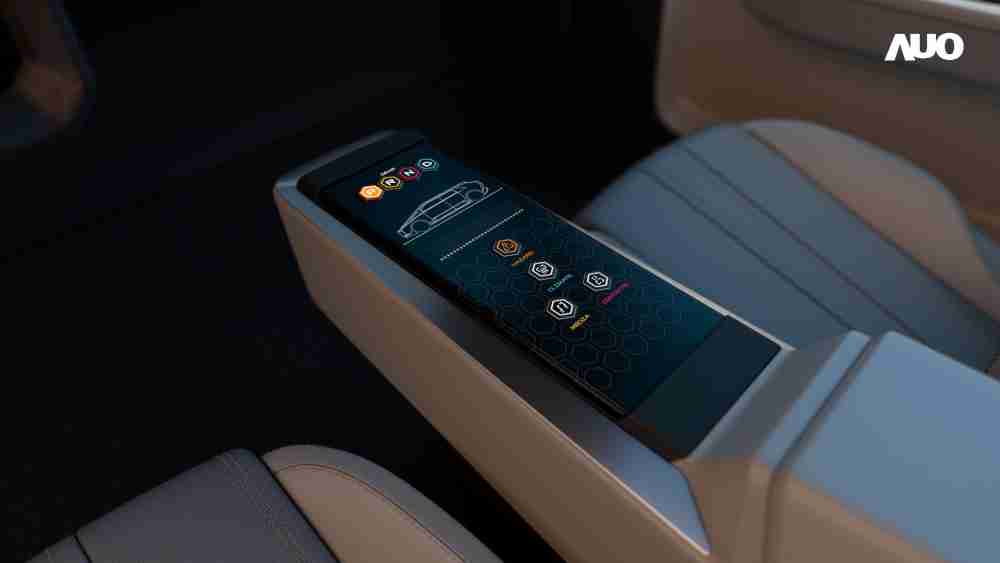 2468BET以人性化设计打造多变形态中控显示(Morphing Center Control)，，不使用时仅平面显示信息，，进行操作时，，显示器则会动态隆起，，，，转变成3D实体按钮，，，并有触觉回馈，，，，展示人机互动新体验