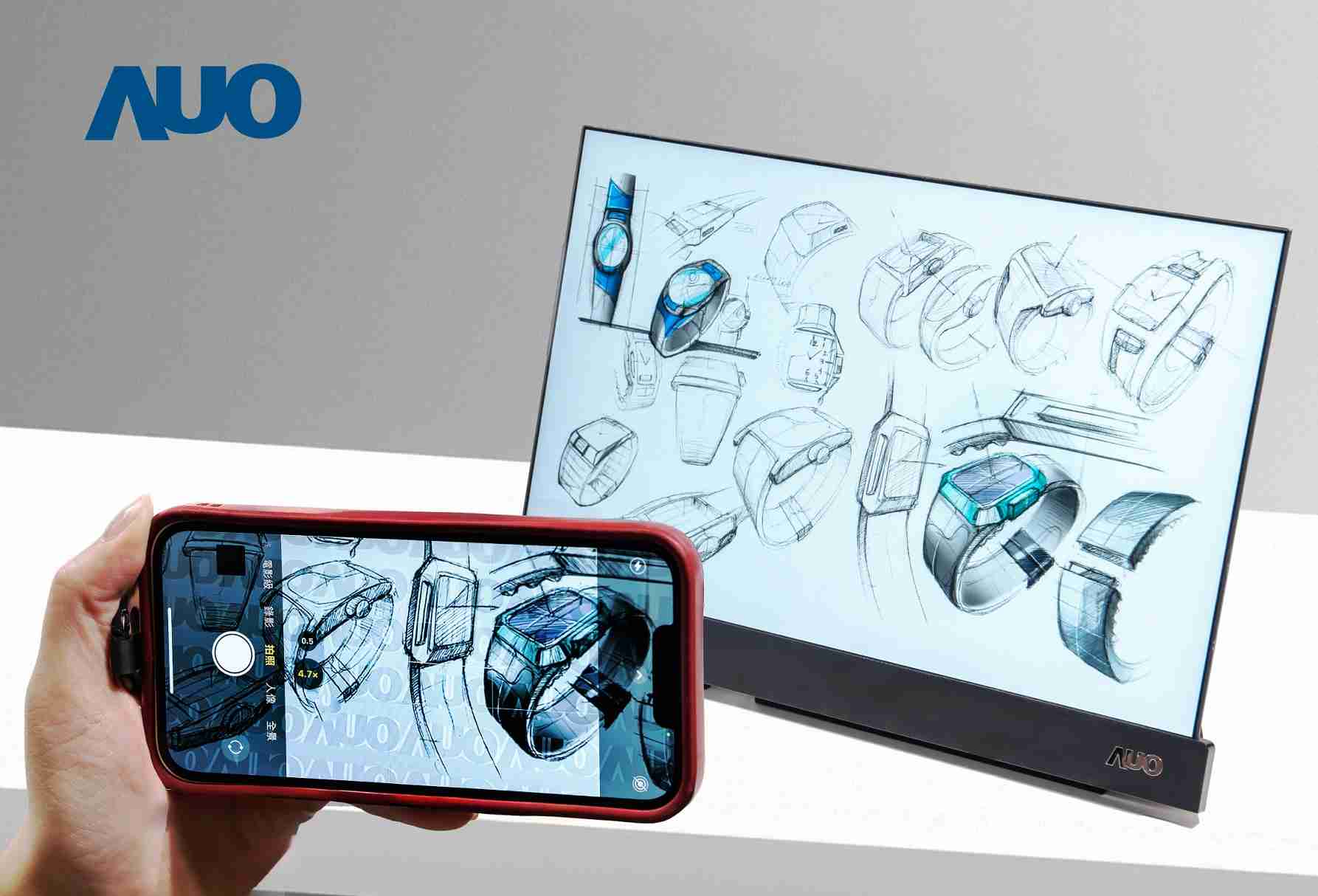 2468BET16吋防窥显示器，，采用人眼无法察觉、、、、相机拍摄时才显现的隐藏式水印技术，，，，未来可结合AI镜头侦测周围环境，，实时开启或关闭水印，，，大幅提升在公共场域使用显示器的安全性